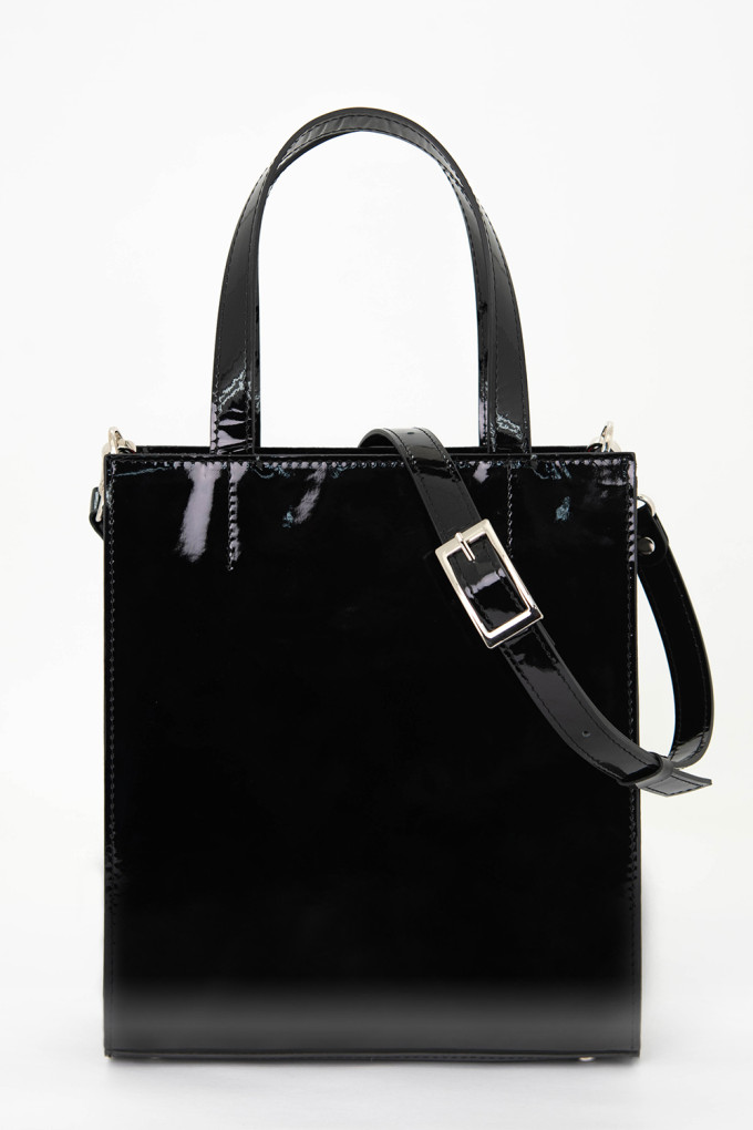 Сумка Protege Ц-554.18 черный лак Сумка Protege Ц-554.18 черный лак