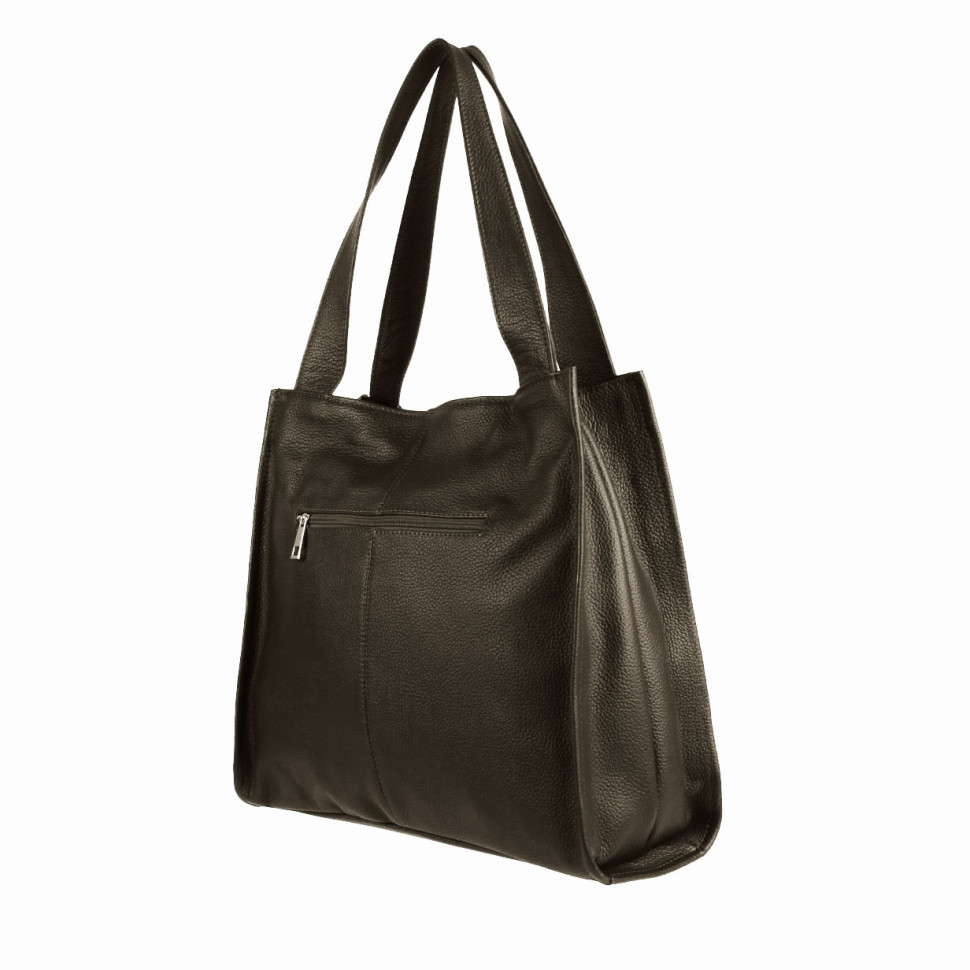 Сумка-шопер из кожи Maxsimo Tarnavsky 2004 коричневая Сумка-шопер из кожи Maxsimo Tarnavsky 2004 коричневая