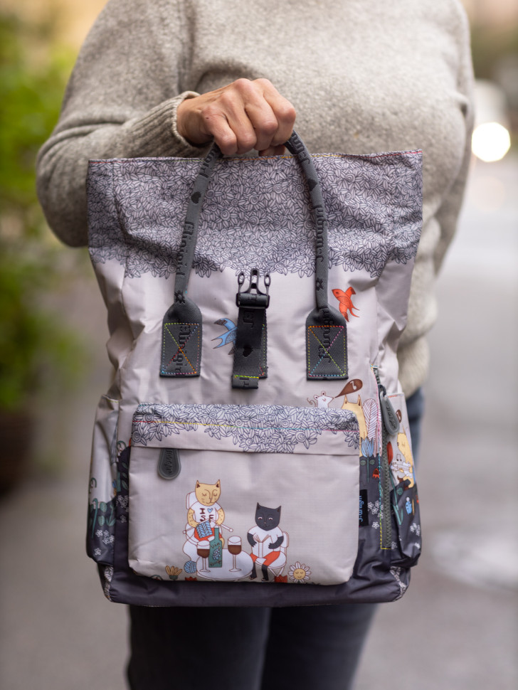 Сумка-рюкзак Minigirl 20175 коты Сумка-рюкзак Minigirl 20175 коты