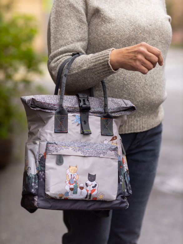 Сумка-рюкзак Minigirl 20175 коты