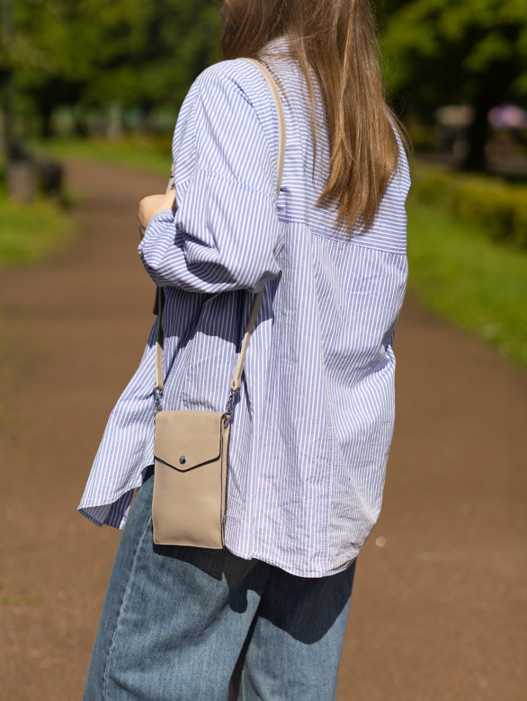 Сумка женская для телефона 5509 l.grey Сумка женская для телефона 5509 l.grey