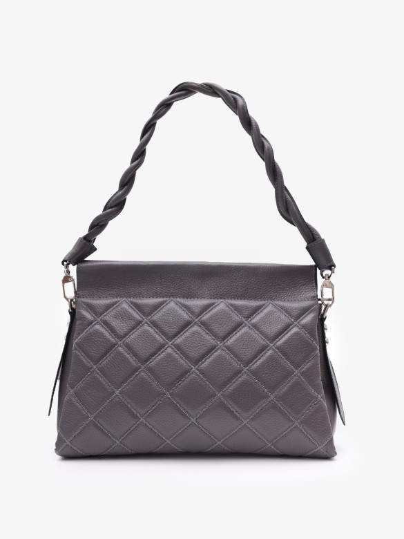 Сумка женская Karya 2271 тёмно-серая Сумка женская Karya 2271 тёмно-серая