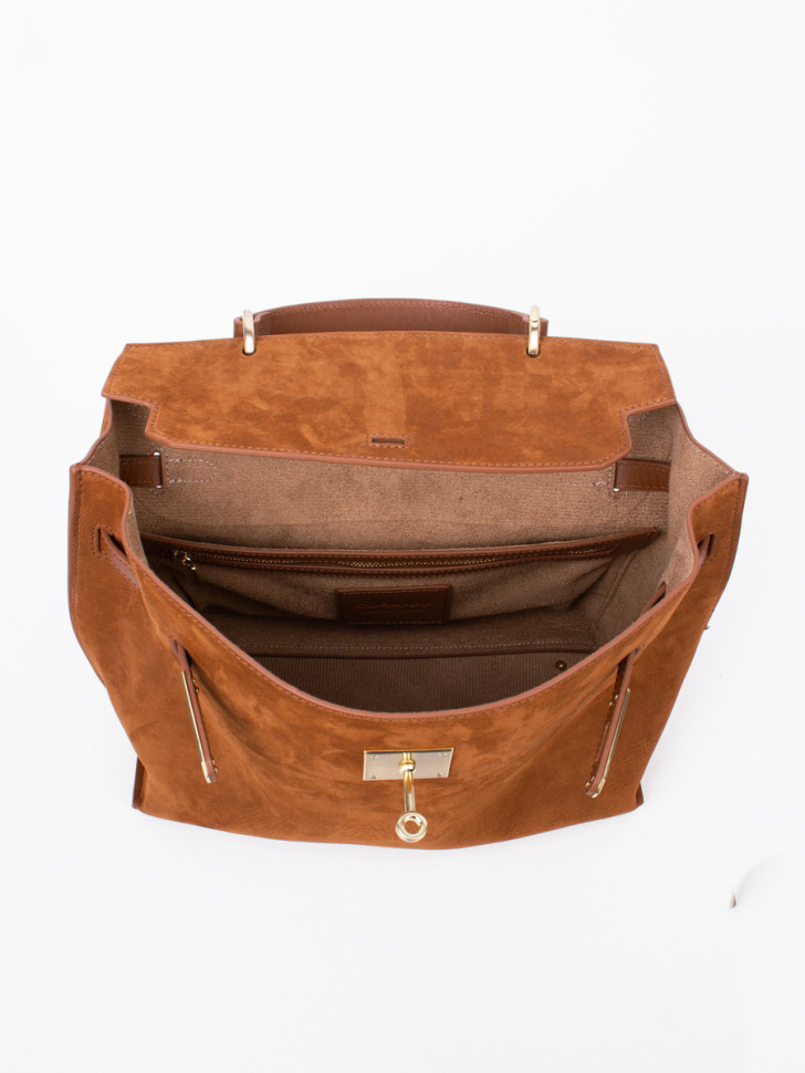 Сумка Curanni 9402 замша рыжая