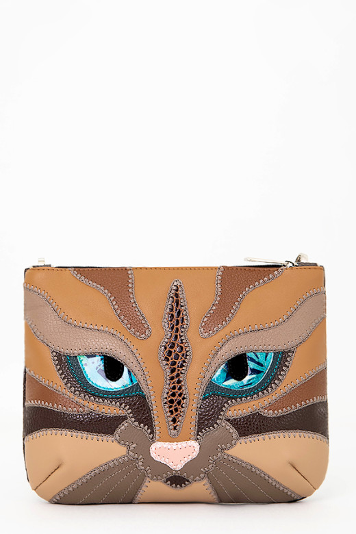 Сумка Protege Д.С.-261-192 "Кот №50" коричневая Сумка Protege Д.С.-261-192 "Кот №50" коричневая