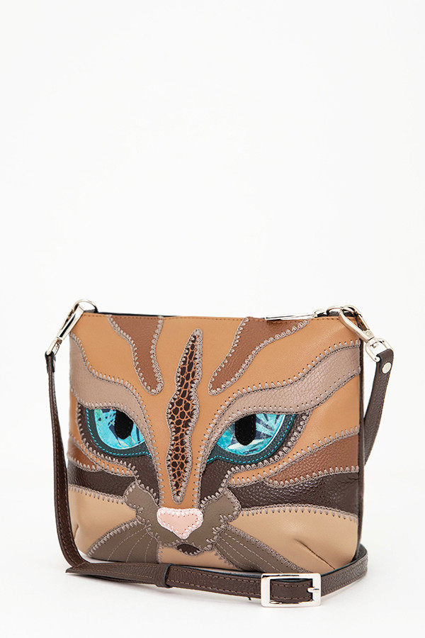 Сумка Protege Д.С.-261-192 "Кот №50" коричневая Сумка Protege Д.С.-261-192 "Кот №50" коричневая