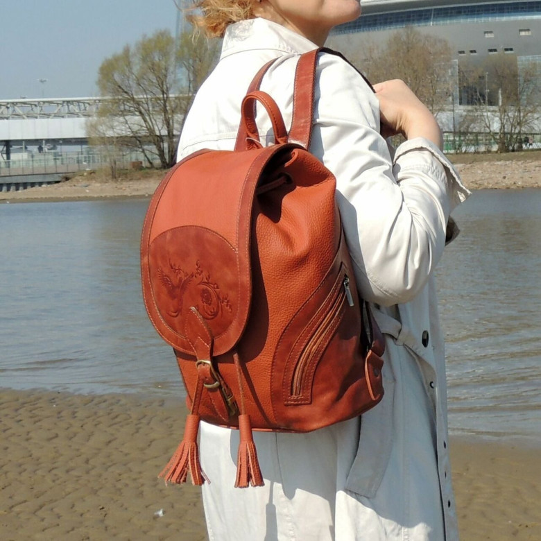 Рюкзак женский Natalia Kalinovskaya, Р50-102 кирпич флотер