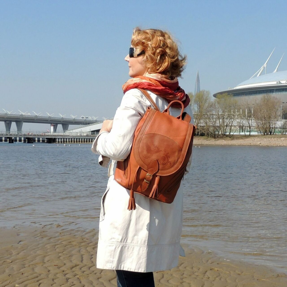 Рюкзак женский Natalia Kalinovskaya, Р50-102 кирпич флотер