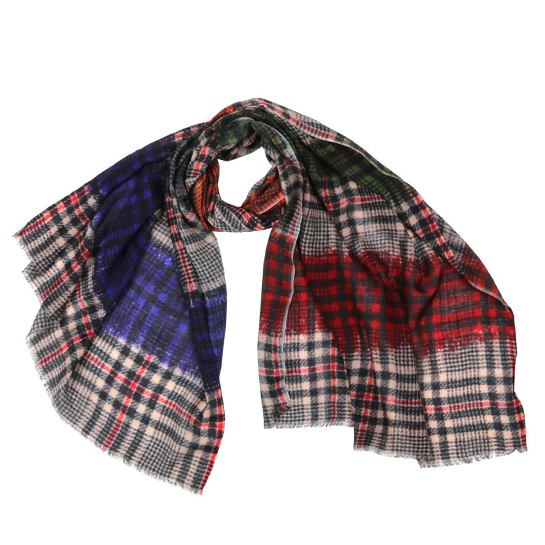 Шарф LEO VENTONI IT9112D-3 красно-синий