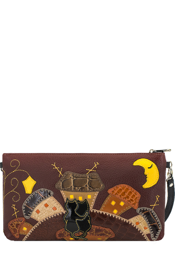 Сумка женская Protege, ДС-251-46, "Город №4 ночь" чёрная Сумка женская Protege, ДС-251-46, "Город №4 ночь" чёрная