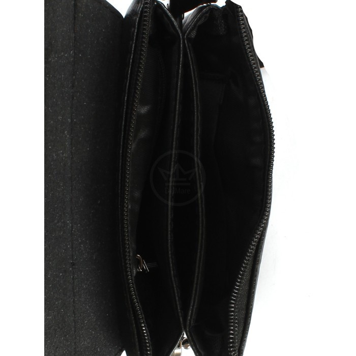 Мужская сумка-планшет из экокожи Cantlor L3012M-5 чёрная Мужская сумка-планшет из экокожи Cantlor L3012M-5 чёрная