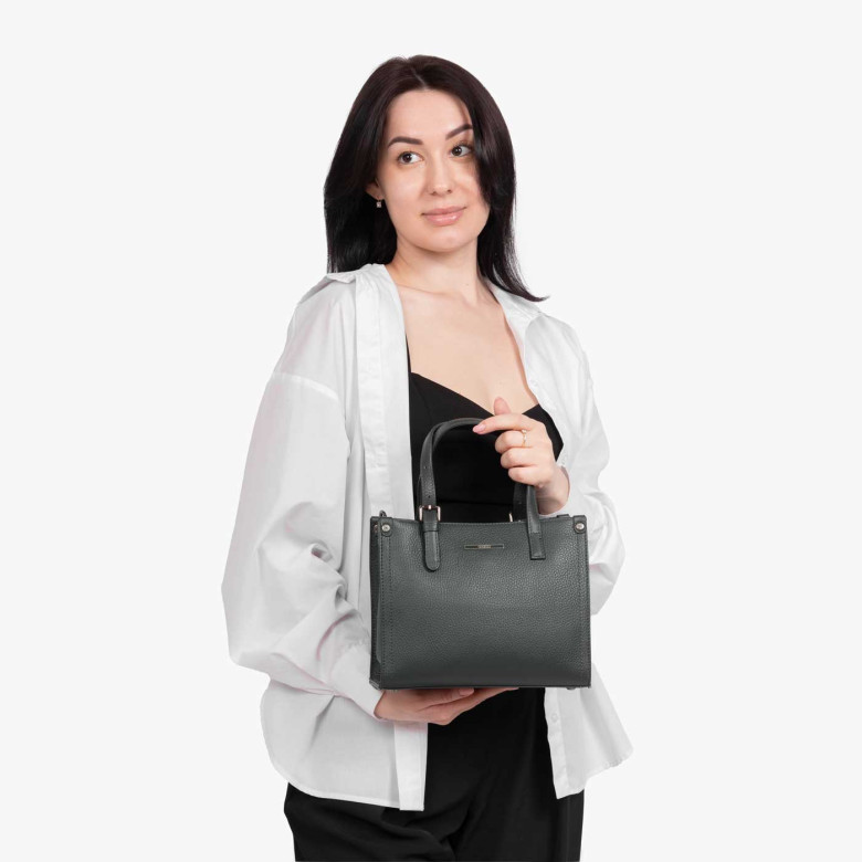 Сумка женская Karya 2402 темно-зеленая Сумка женская Karya 2402 темно-зеленая