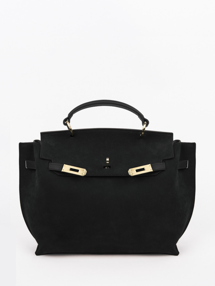 Сумка Curanni 9402 замша чёрная Сумка Curanni 9402 замша чёрная