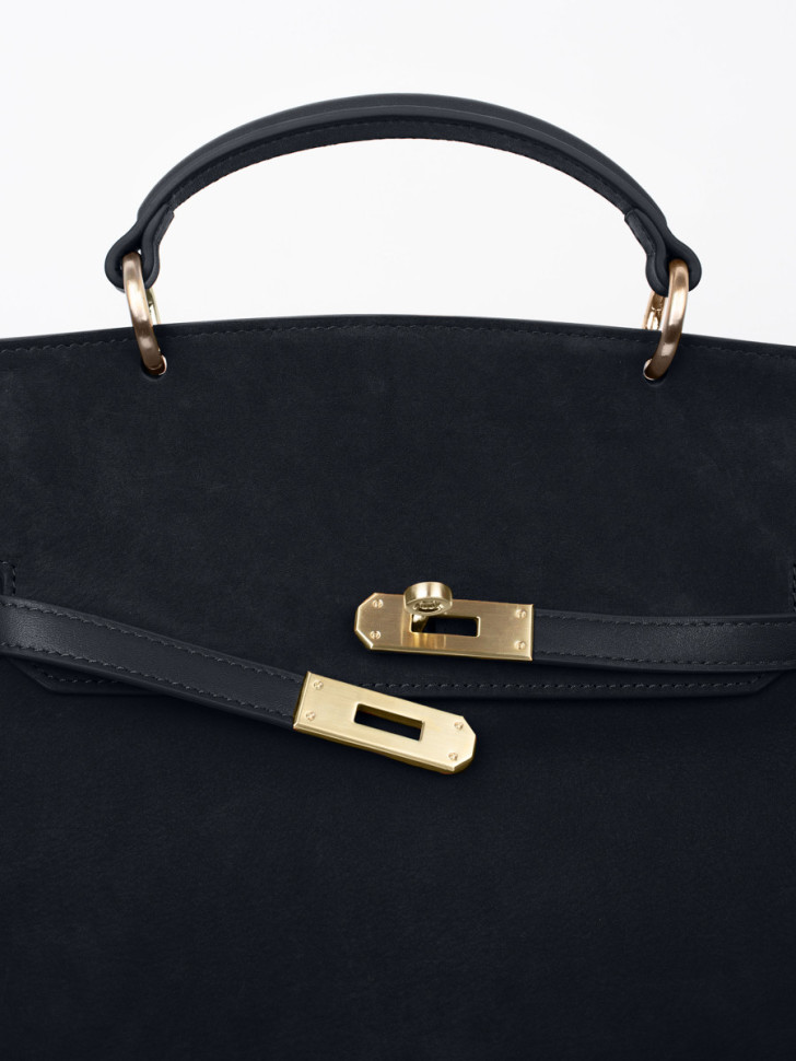 Сумка Curanni 9402 замша чёрная Сумка Curanni 9402 замша чёрная