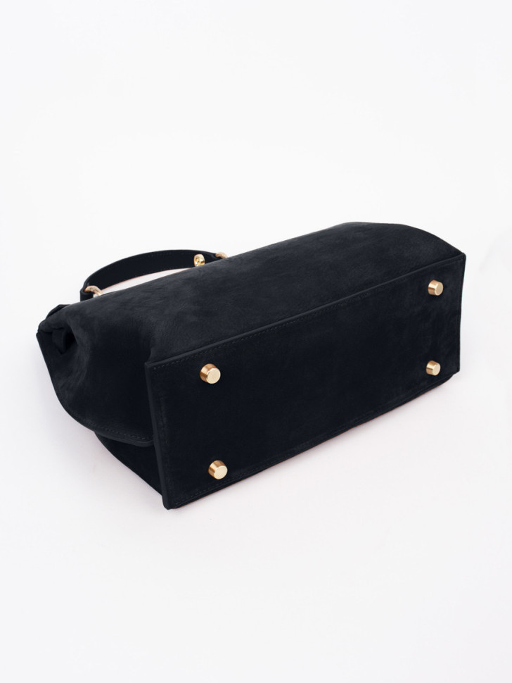 Сумка Curanni 9402 замша чёрная Сумка Curanni 9402 замша чёрная