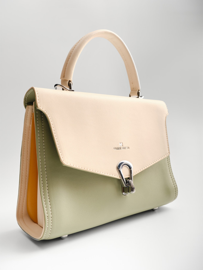 Сумка Valle Mitto 89728 beige/green Сумка Valle Mitto 89728 beige/green