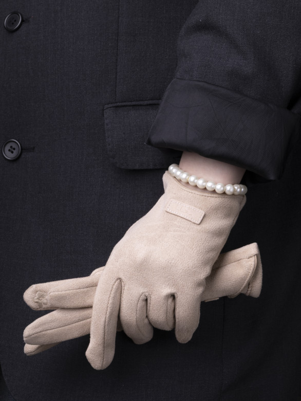 Перчатки женские Baggins 6026-1 бежевые