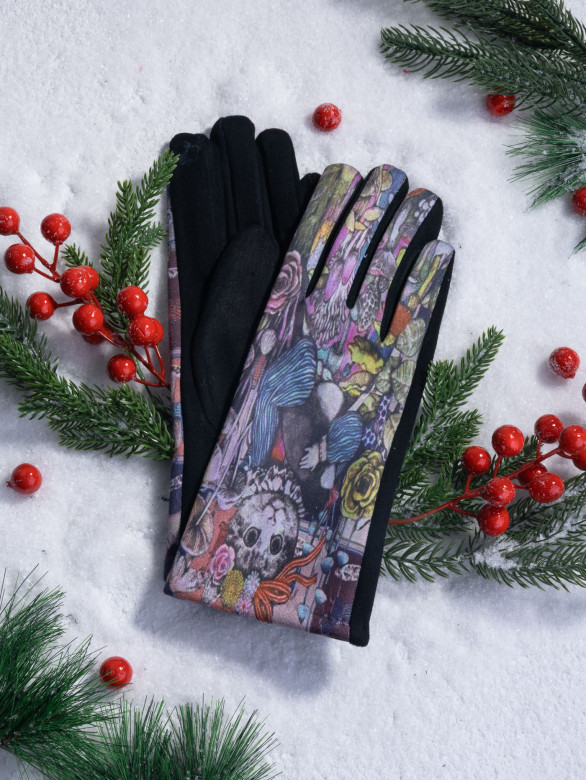 Перчатки женские Ангел 111-15 кошка Перчатки женские Ангел 111-15 кошка