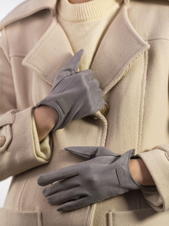 Перчатки женские Baggins 6026-1 серые Перчатки женские Baggins 6026-1 серые