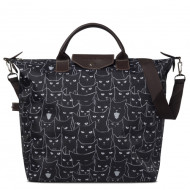 Дорожная сумка Antan, 2-313 коты/черный Дорожная сумка Antan, 2-313 коты/черный