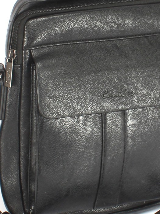 Мужская сумка-планшет из экокожи Cantlor L3080L-5 чёрная Мужская сумка-планшет из экокожи Cantlor L3080L-5 чёрная