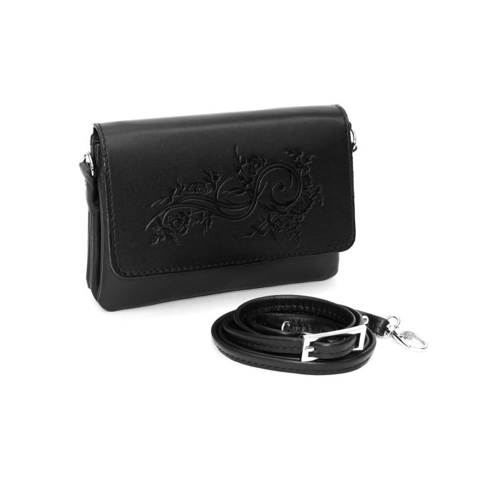 Сумка женская Natalia Kalinovskaya, С53.2 чёрная Сумка женская Natalia Kalinovskaya, С53.2 чёрная