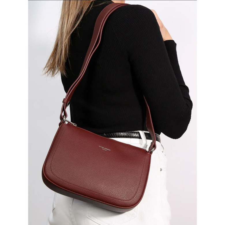 Сумка David Jones 6708B bordeaux
