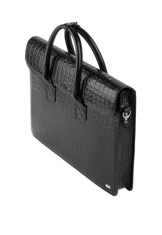 Сумка Esse 78626 ДАРСИ DARK кожа кайман черная Сумка Esse 78626 ДАРСИ DARK кожа кайман черная