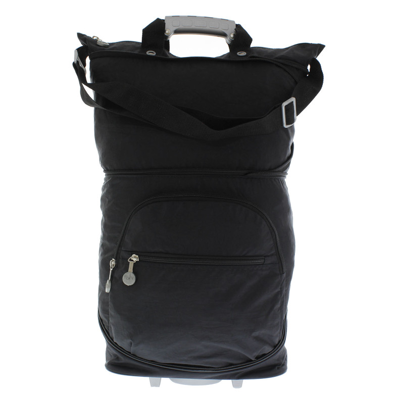 Сумка-трансформер дорожная хозяйственная на 2 колёсах TsV 526.22 чёрная