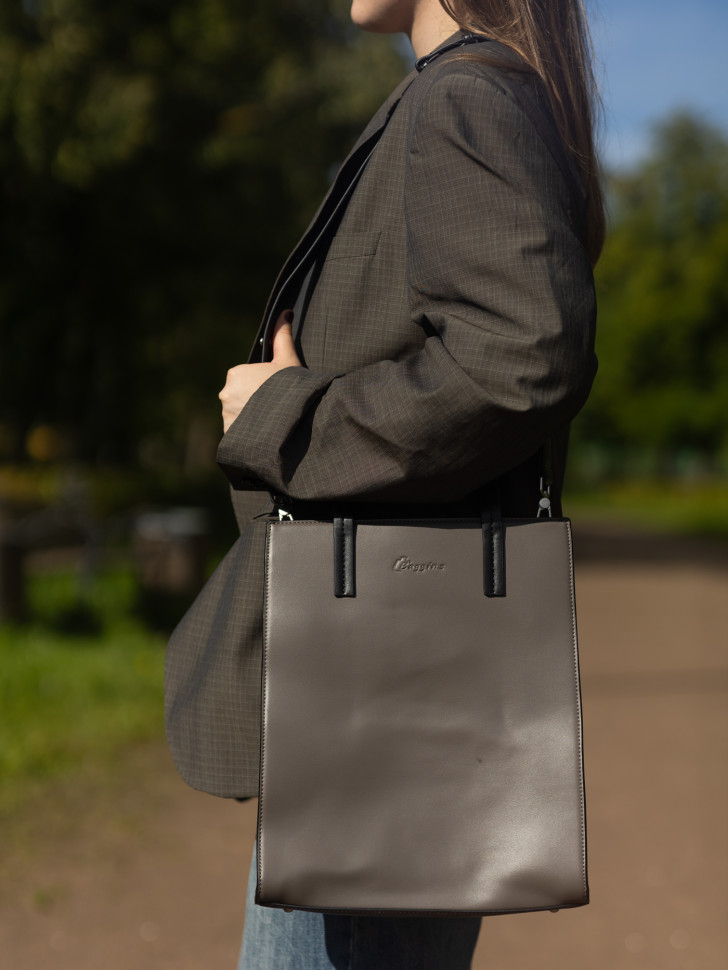 Сумка женская Baggins 58222 gray (4196-4001) Сумка женская Baggins 58222 gray (4196-4001)