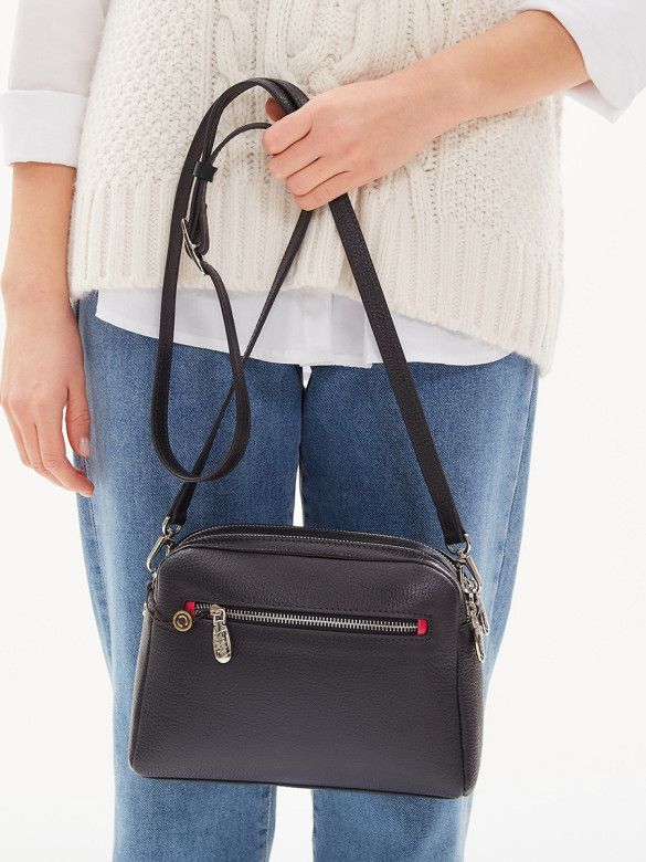 Сумка Curanni 2443 Подио чёрная Сумка Curanni 2443 Подио чёрная