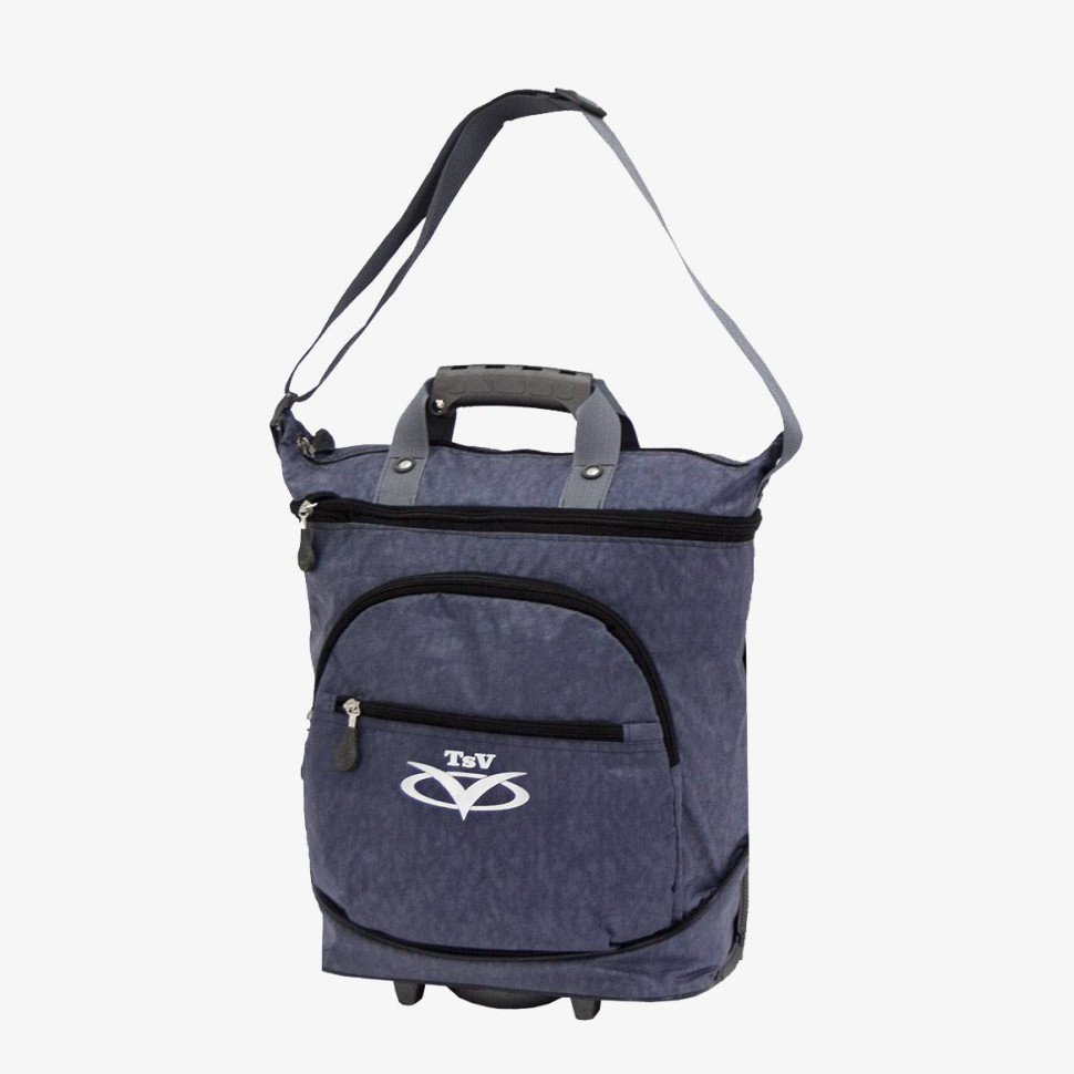 Сумка-трансформер дорожная хозяйственная на 2 колёсах TsV 526.22 синяя Сумка-трансформер дорожная хозяйственная на 2 колёсах TsV 526.22 синяя
