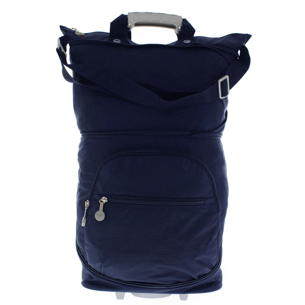 Сумка-трансформер дорожная хозяйственная на 2 колёсах TsV 526.22 синяя Сумка-трансформер дорожная хозяйственная на 2 колёсах TsV 526.22 синяя