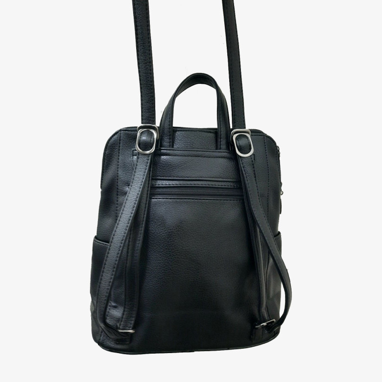 Сумка-рюкзак Gilda Tohetti 63267 чёрная Сумка-рюкзак Gilda Tohetti 63267 чёрная