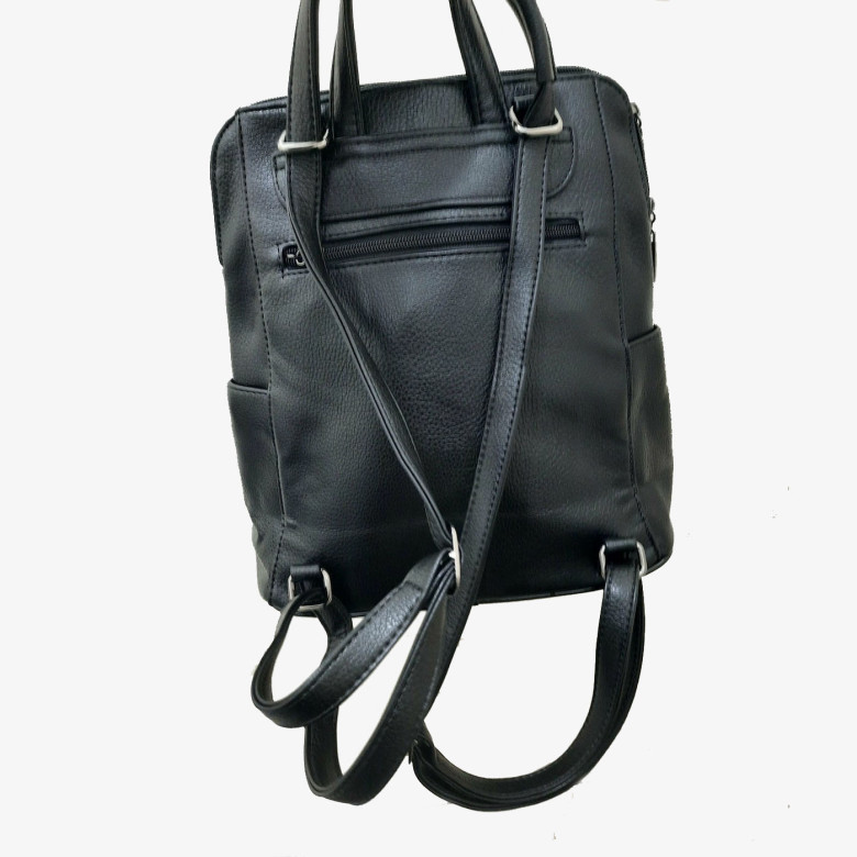 Сумка-рюкзак Gilda Tohetti 63267 чёрная Сумка-рюкзак Gilda Tohetti 63267 чёрная