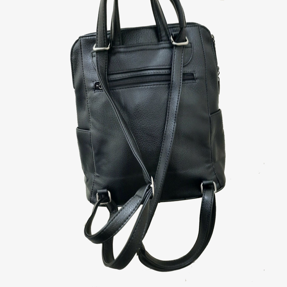 Сумка-рюкзак Gilda Tohetti 63267 чёрная Сумка-рюкзак Gilda Tohetti 63267 чёрная