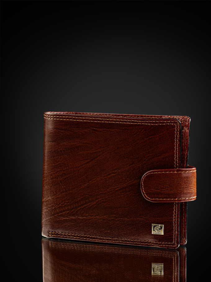 Портмоне мужское Cosset F14-327-1432 коричневое Портмоне мужское Cosset F14-327-1432 коричневое