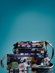 Сумка женская Minigirl S3016 слон тёмно-синяя Сумка женская Minigirl S3016 слон тёмно-синяя