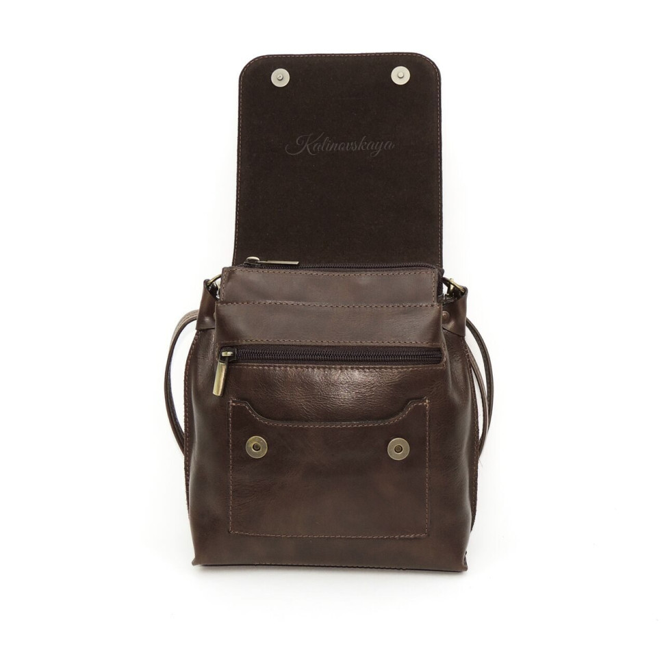 Женская кожаная сумка Natalia Kalinovskaya С86п-682 бордо