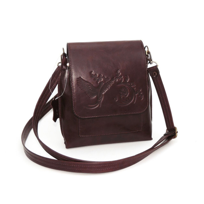 Женская кожаная сумка Natalia Kalinovskaya С86п-682 бордо Женская кожаная сумка Natalia Kalinovskaya С86п-682 бордо