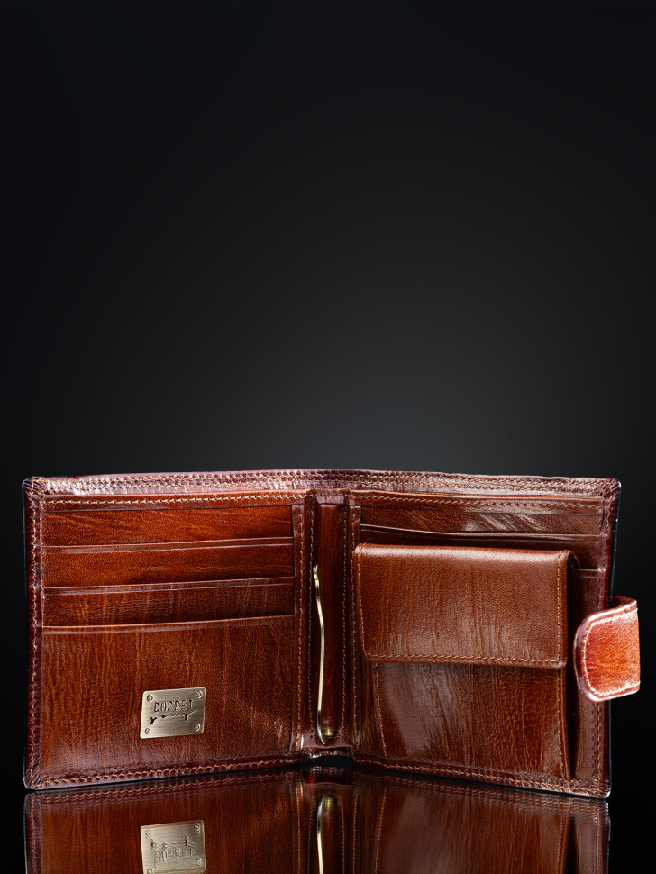 Портмоне мужское Cosset F14-327-089b коричневое Портмоне мужское Cosset F14-327-089b коричневое