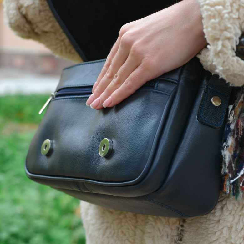 Сумка женская Natalia Kalinovskaya, С93 «Юния» синяя 