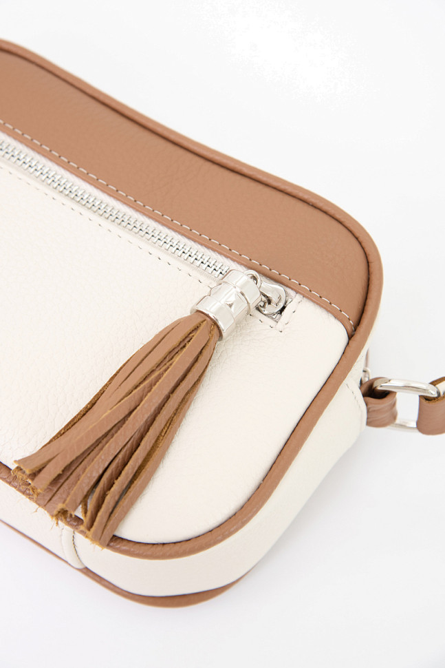 Сумка Protege Ц-340/2 бежевый+кэмел флотер