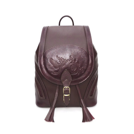 Рюкзак женский Natalia Kalinovskaya, "Климин" бордо гладкий