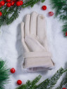 Перчатки женские Юйлин 7749 кремовые Перчатки женские Юйлин 7749 кремовые