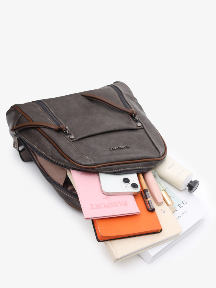 Рюкзак Flame Dance 6705 grey Рюкзак Flame Dance 6705 grey