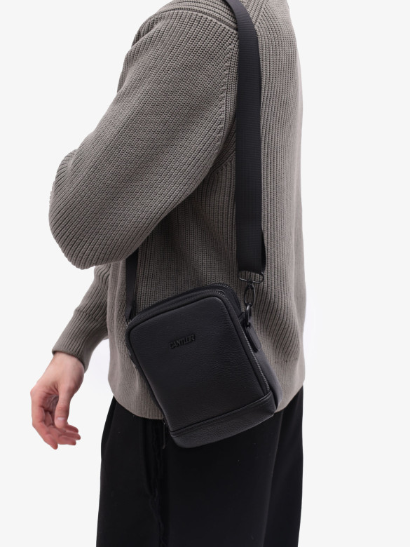 Сумка мужская Cantlor Ж03-G328 черная Сумка мужская Cantlor Ж03-G328 черная