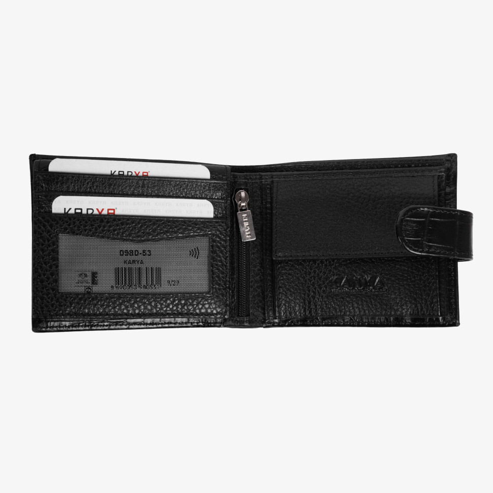 Портмоне мужское Karya 0980-53 черное Портмоне мужское Karya 0980-53 черное