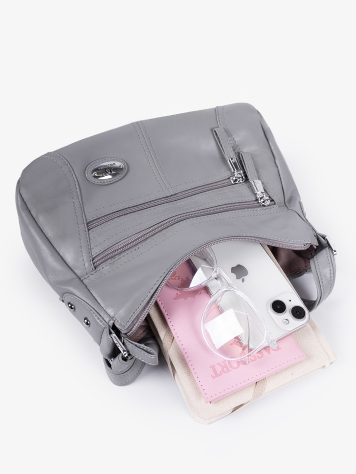 Сумка Dolphin 5195 серая Сумка Dolphin 5195 серая