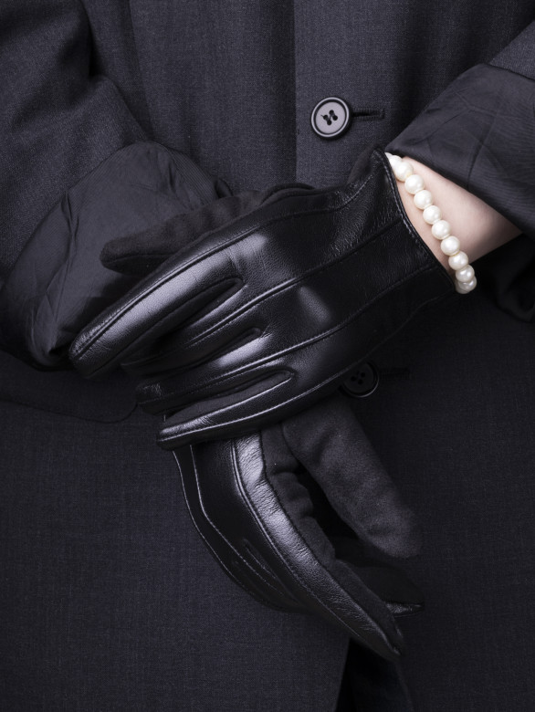 Перчатки женские HAVVS 6026 черные Перчатки женские HAVVS 6026 черные