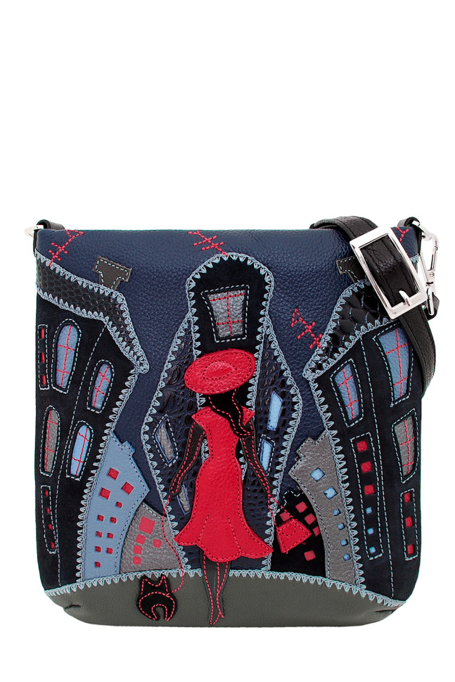 Сумка Protege ДС-392-244 "Город №33" черный Сумка Protege ДС-392-244 "Город №33" черный